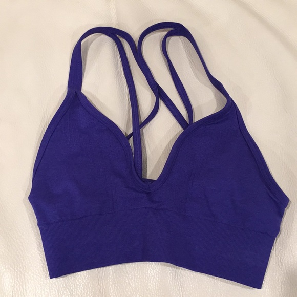 lululemon athletica Tops - Lululemon Purple Plunge Cris’s Cross Back Bra